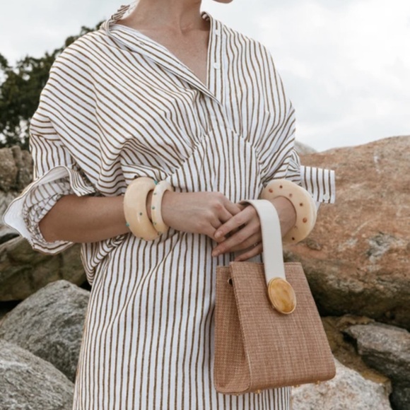 Lizzie Fortunato Tan Woven Pronto Purse - Picture 8 of 8